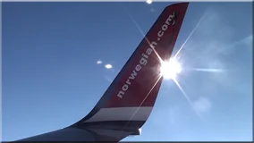 Norwegian 737-800 Top of the World