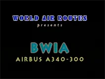 Just Planes Downloads - WAR : BWIA A340-300