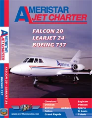 WAR : Ameristar Falcon 20, Learjet & 737-200