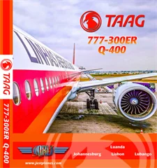 Angola Airlines 777-300 & Q-400 (DVD)