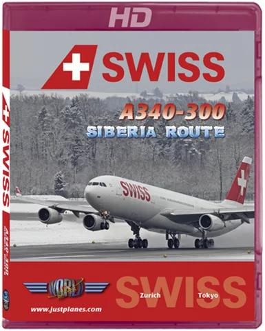 Swiss A340 "Siberia Route"