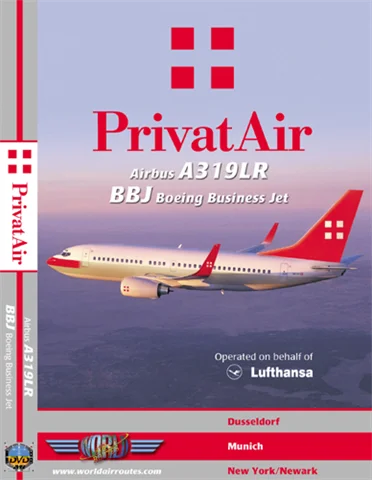 WAR : Lufthansa/Privatair A319LR & BBJ