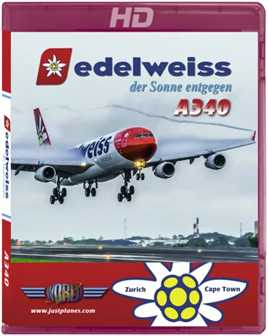 Edelweiss A340 Cape Town