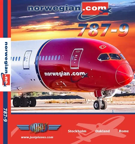Norwegian 787-9 "Oakland" (DVD)